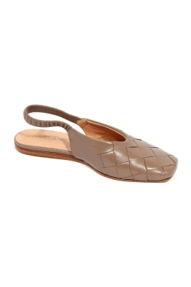 Läder Ballerina Flats Made in Italy