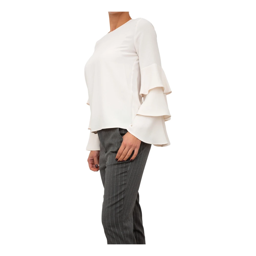 Liu Jo Elegante Tunic Blouse in Panna White Dames