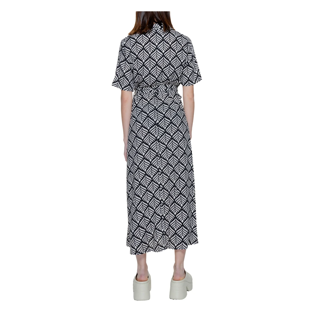 Jacqueline de Yong Lange Jurk Lente Zomer Collectie Multicolor Dames