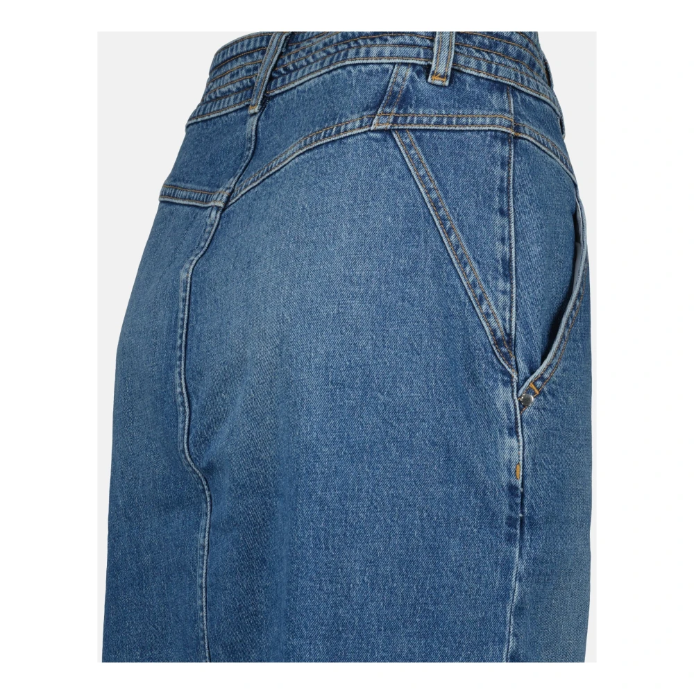 IRO Denim Rok Garice Lente-Zomer 2025 Blue Dames