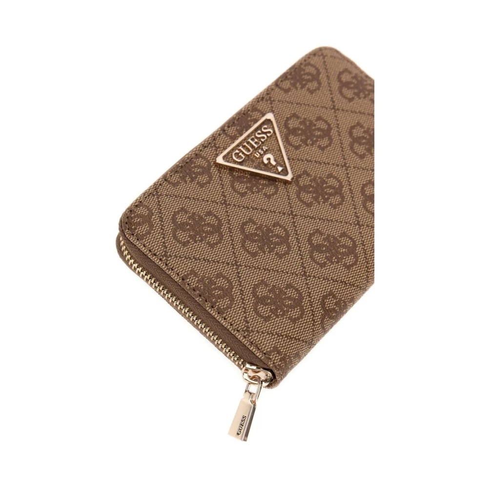 Guess Beige Laurel Portemonnee Kaarthouder Vrouwen Beige Dames