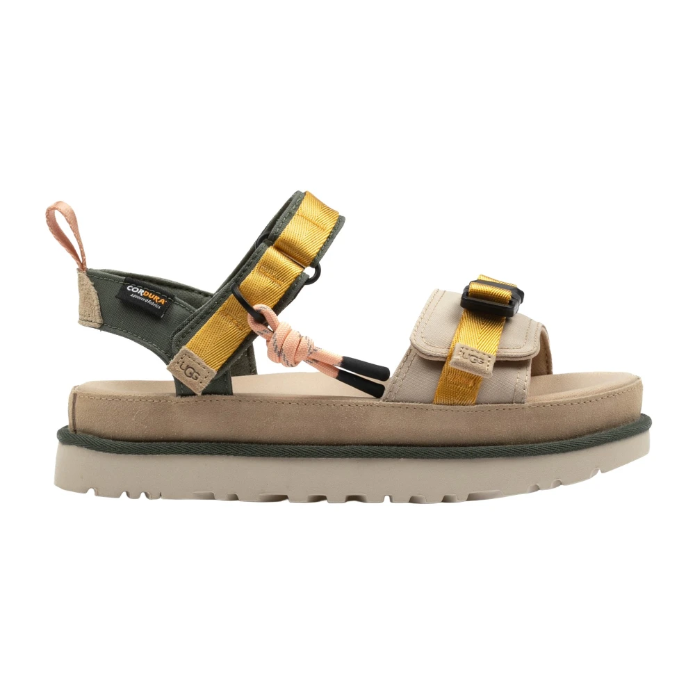 Ugg Women's Beige Flat Sandals, 3 Uk, Goldenstar Wildwood Sandals