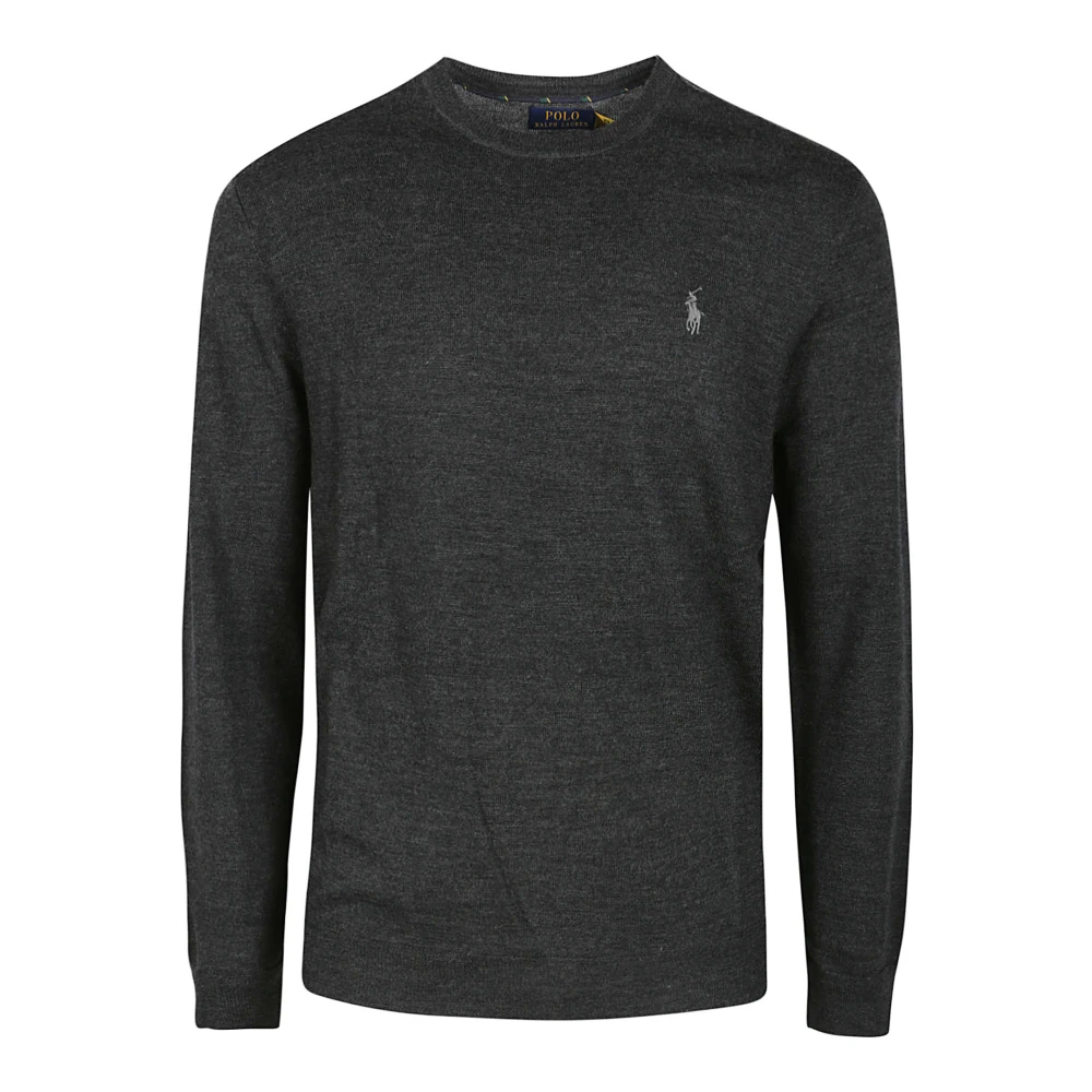 Ralph Lauren Stijlvolle Gebreide Trui Gray Heren