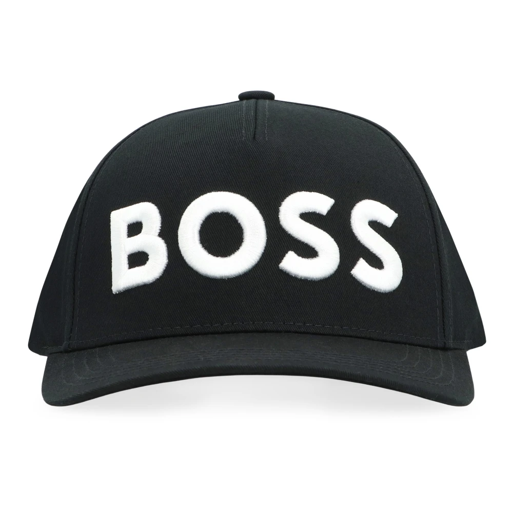 Hugo Men's Black Hats & Caps, One Size, Classic Logo Baseball Cap
