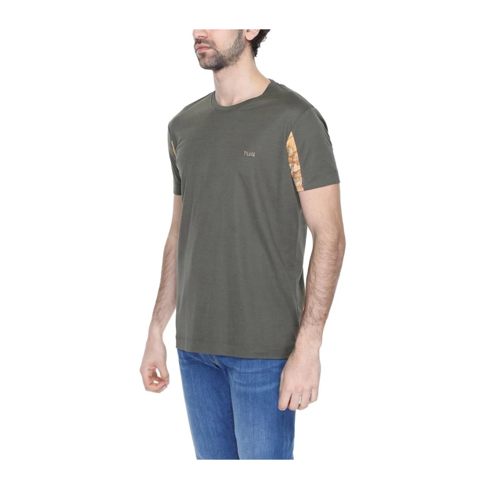 Alviero Martini 1a Classe Lente Zomer Viscose Blend T-Shirt Collectie Green Heren