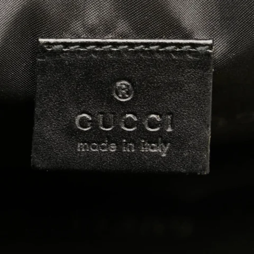 Gucci Vintage Pre-owned Canvas clutches Black Dames