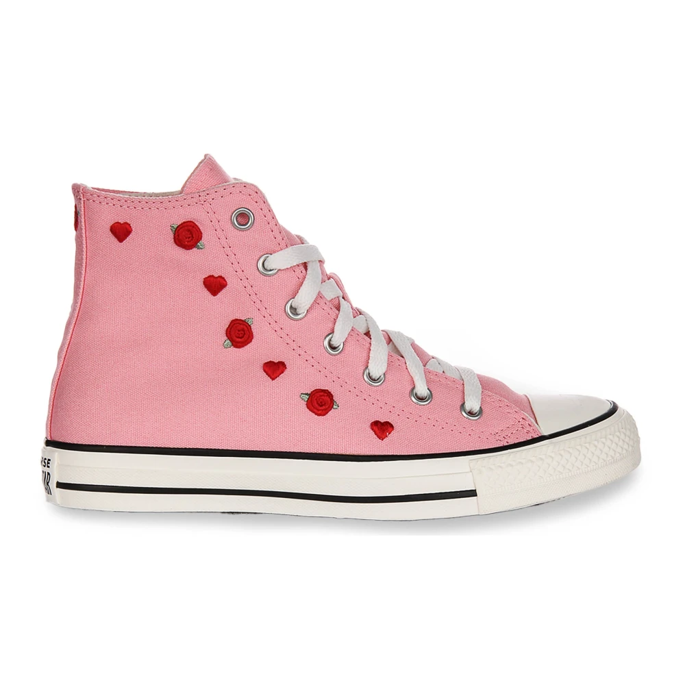 Converse Men's Pink Heart & Roses Valentine's Day Love