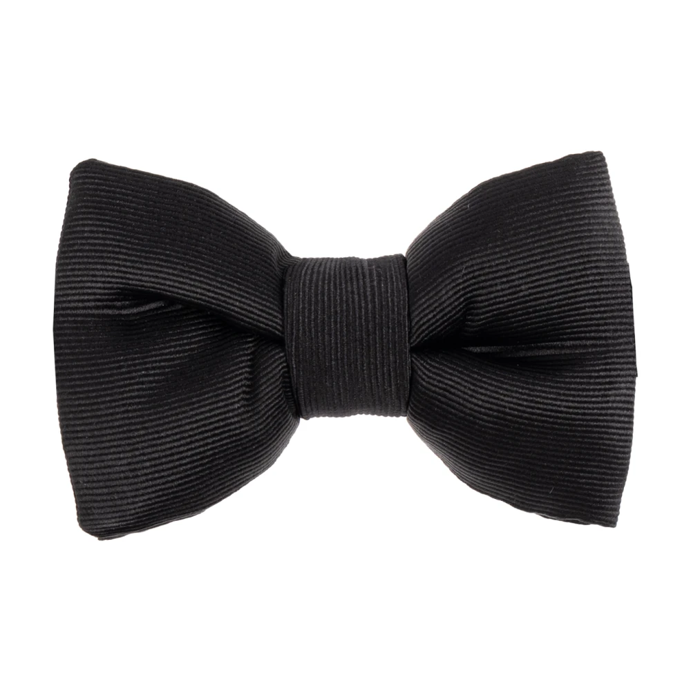 Tom Ford Zijden vlinderstrik Black Heren