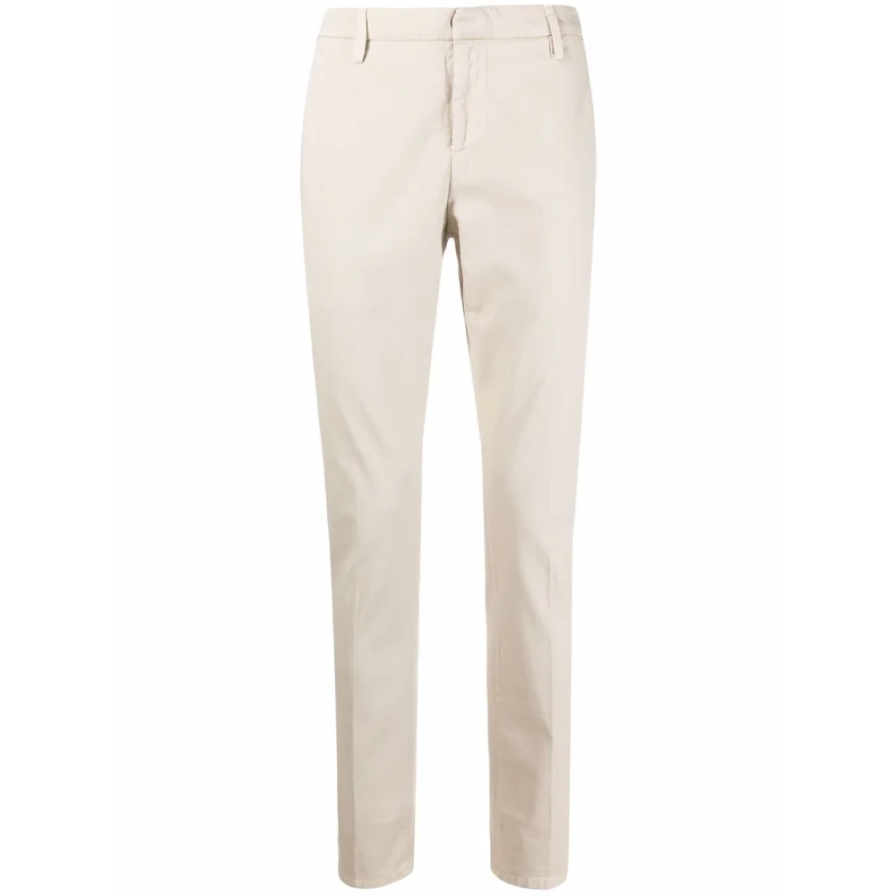 Dondup Mannelijk Beige Broeken Heren, W30, Katoen, Gaubert Broek