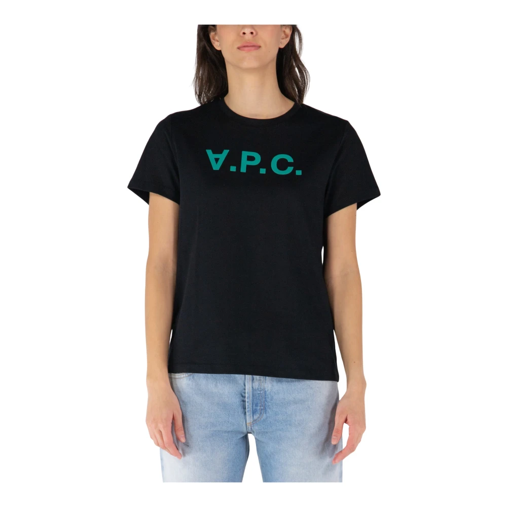 A.p.c. - Tops > T-Shirts - Black - A.p.c. - Modalova