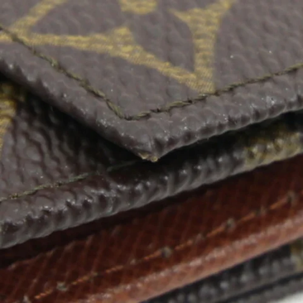 Louis Vuitton Vintage Pre-owned Canvas wallets Brown Dames