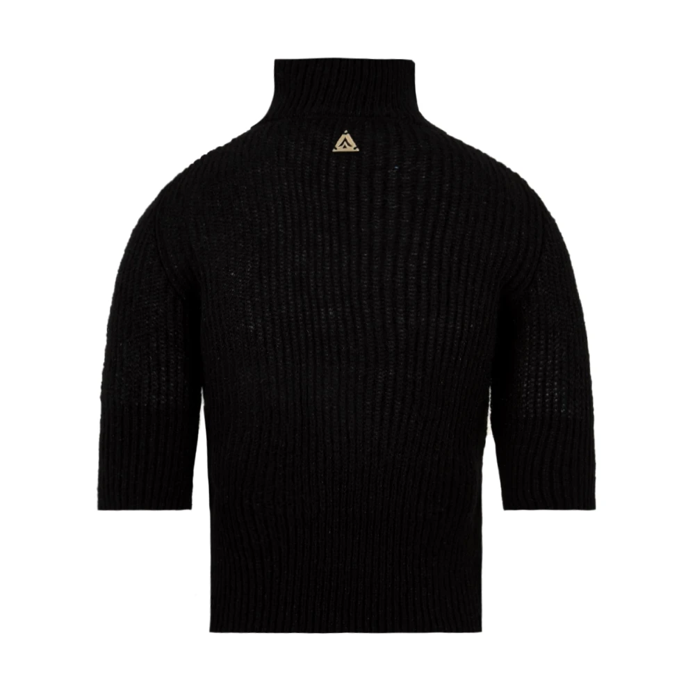Akep Zwarte Sweater Collectie Black Dames