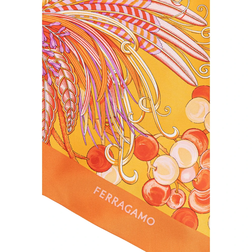Salvatore Ferragamo Zijden sjaal Multicolor Dames