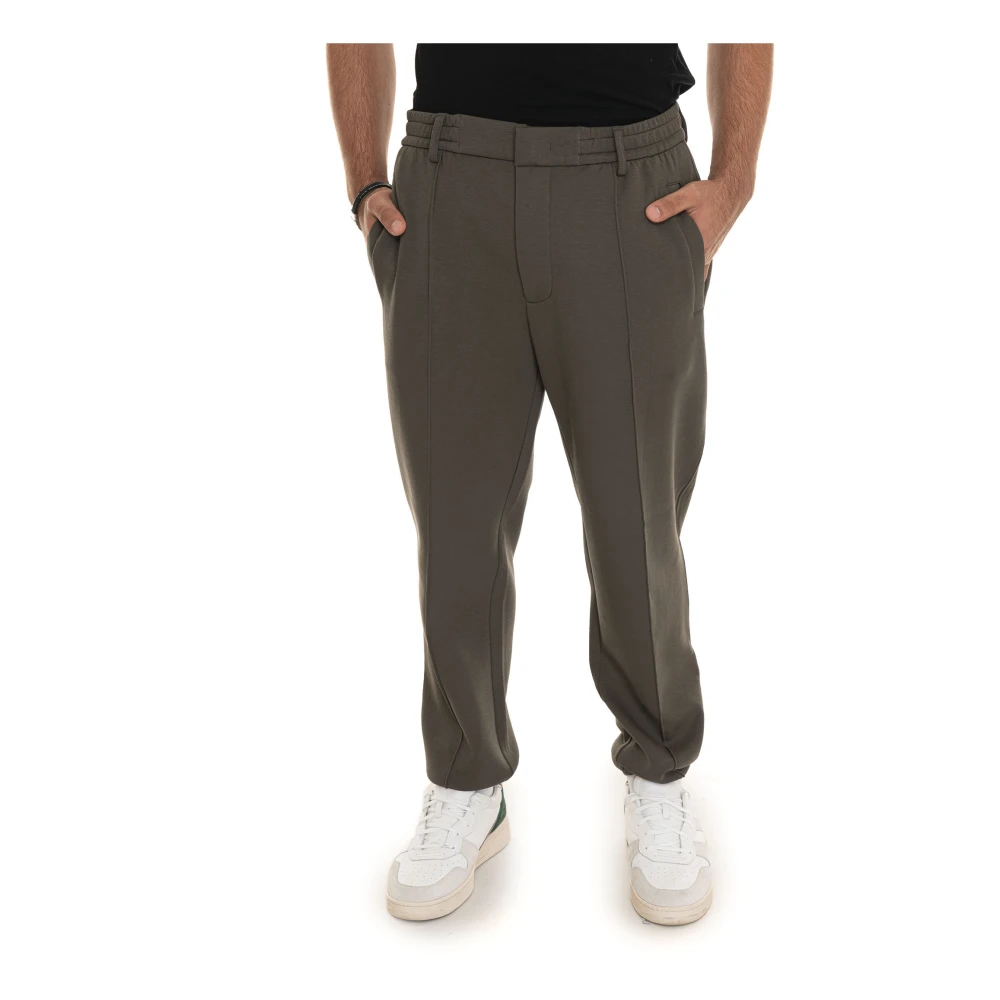 Emporio Armani Slim Fit Casual Broek Green Heren