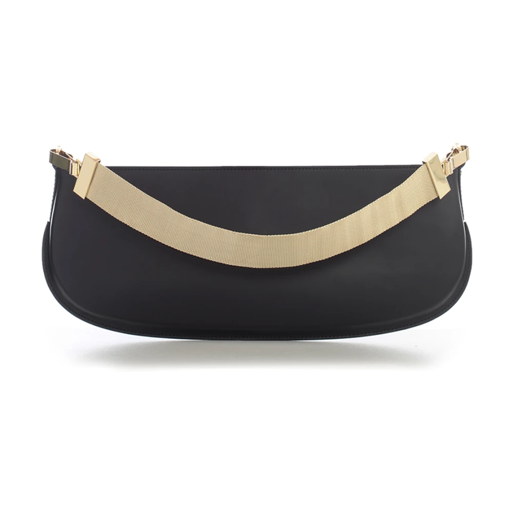 By FAR Stijlvolle leren tas Black Dames