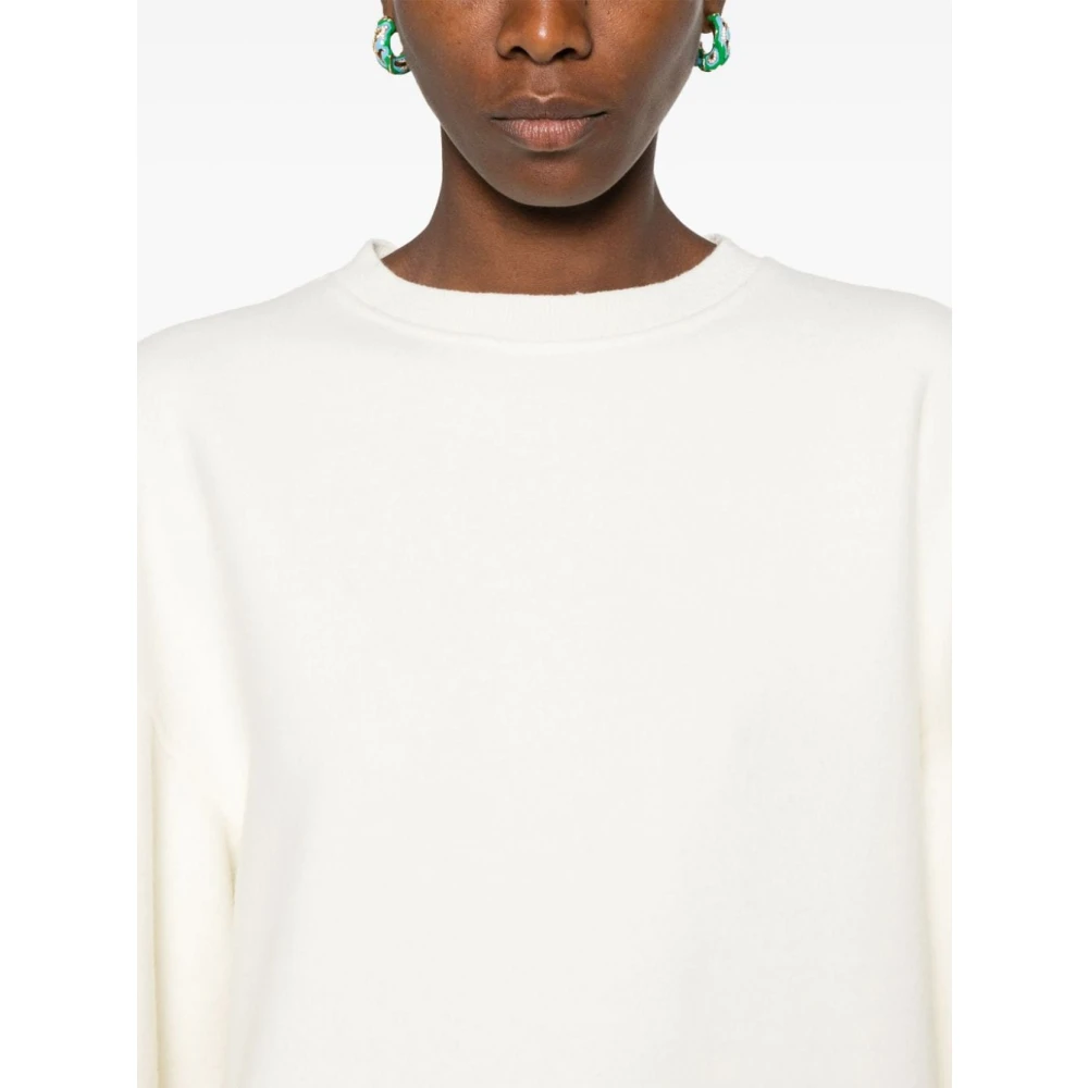 Max Mara Ivoor Wit Wol-Kasjmier Trui White Dames