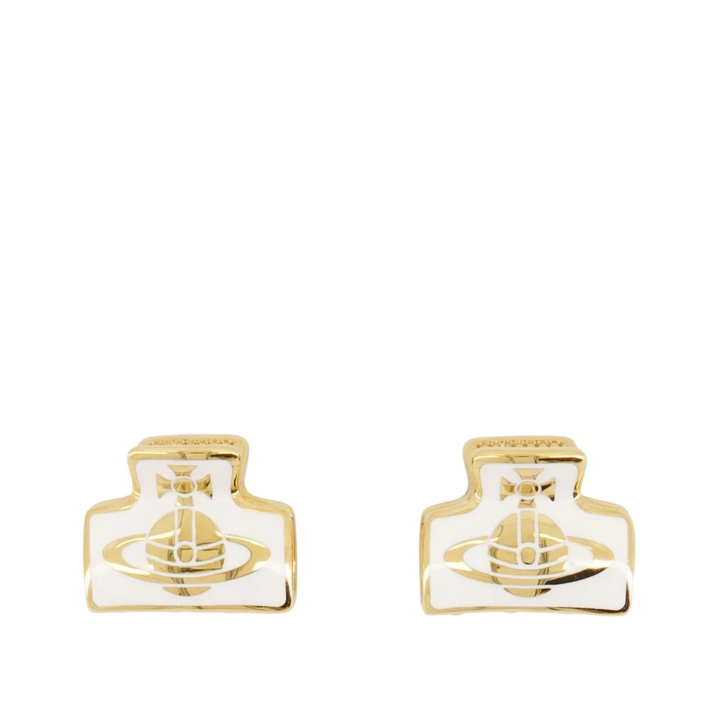 Vivienne Westwood Stijlvolle wit metalen haarspelden Multicolor Dames