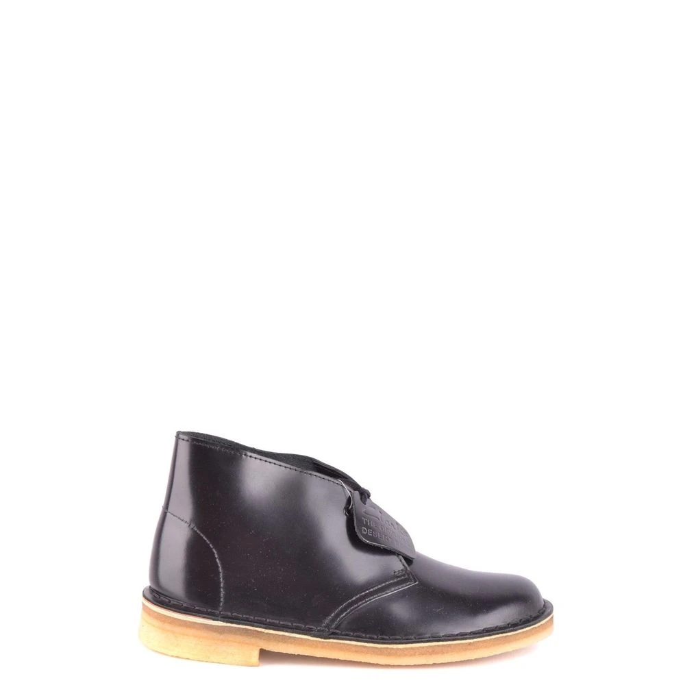 Clarks Women's Black Lace-Up Boots
