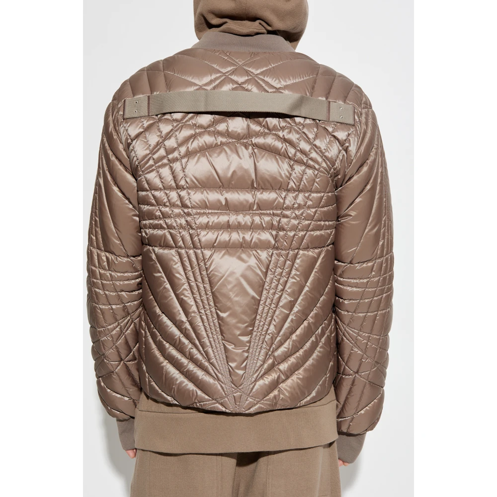 Rick Owens Megapenta Flight Down Bomber Jacket Brown Unisex