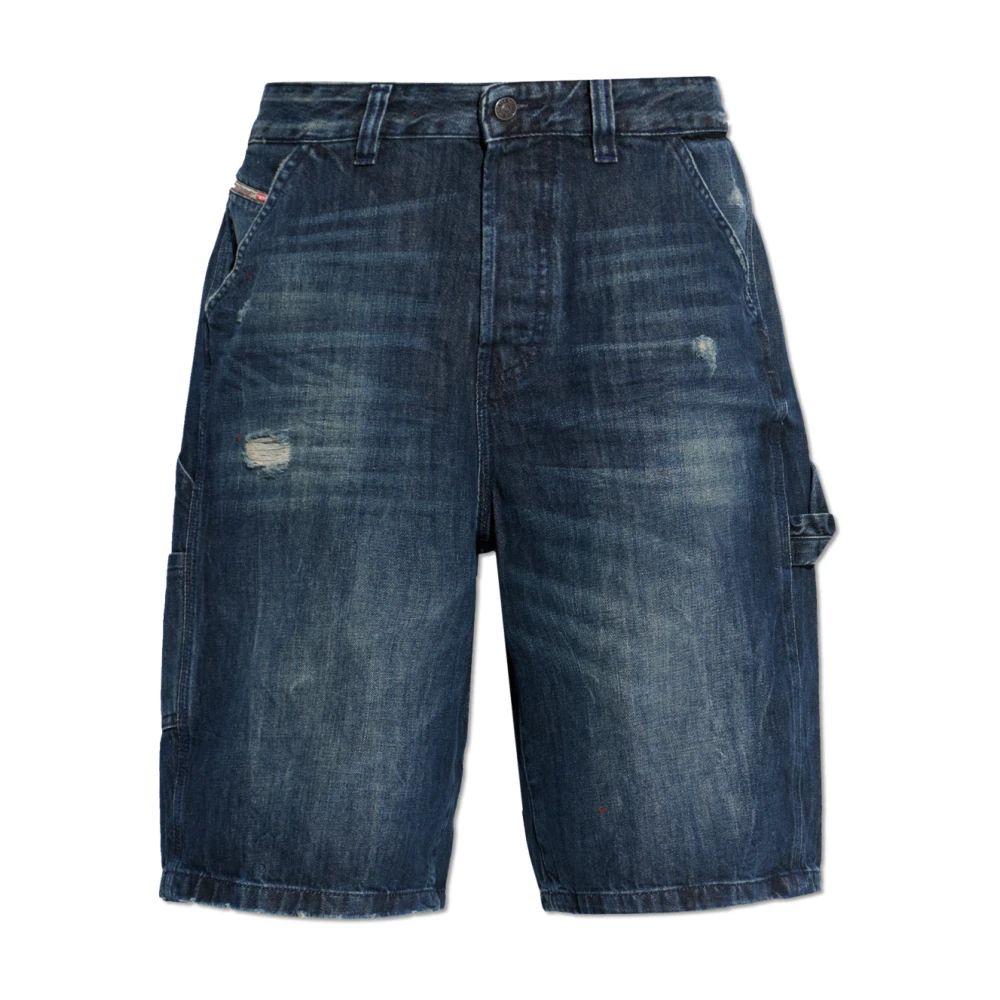 Diesel Uomo Blu Pantaloncini, W29, New,