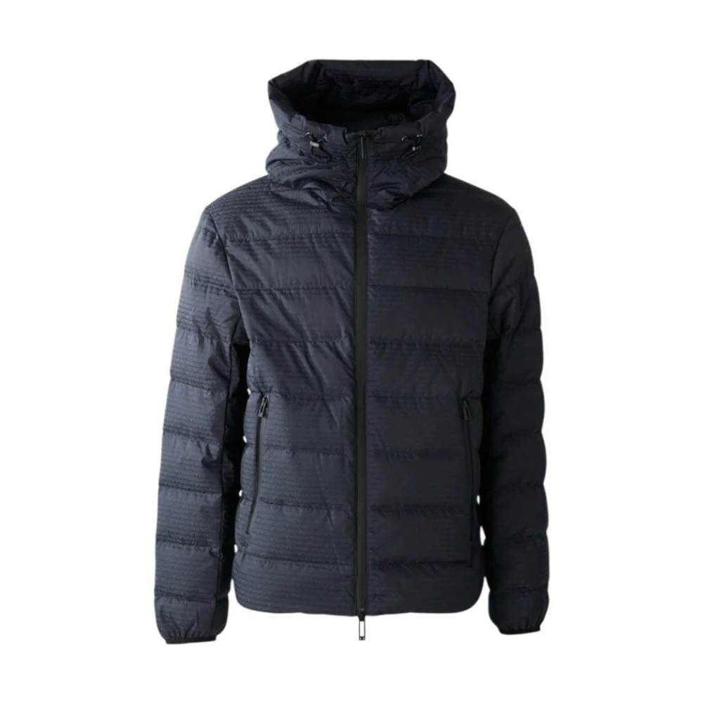 Emporio Armani Herren Blau Jacken, Mgröße: