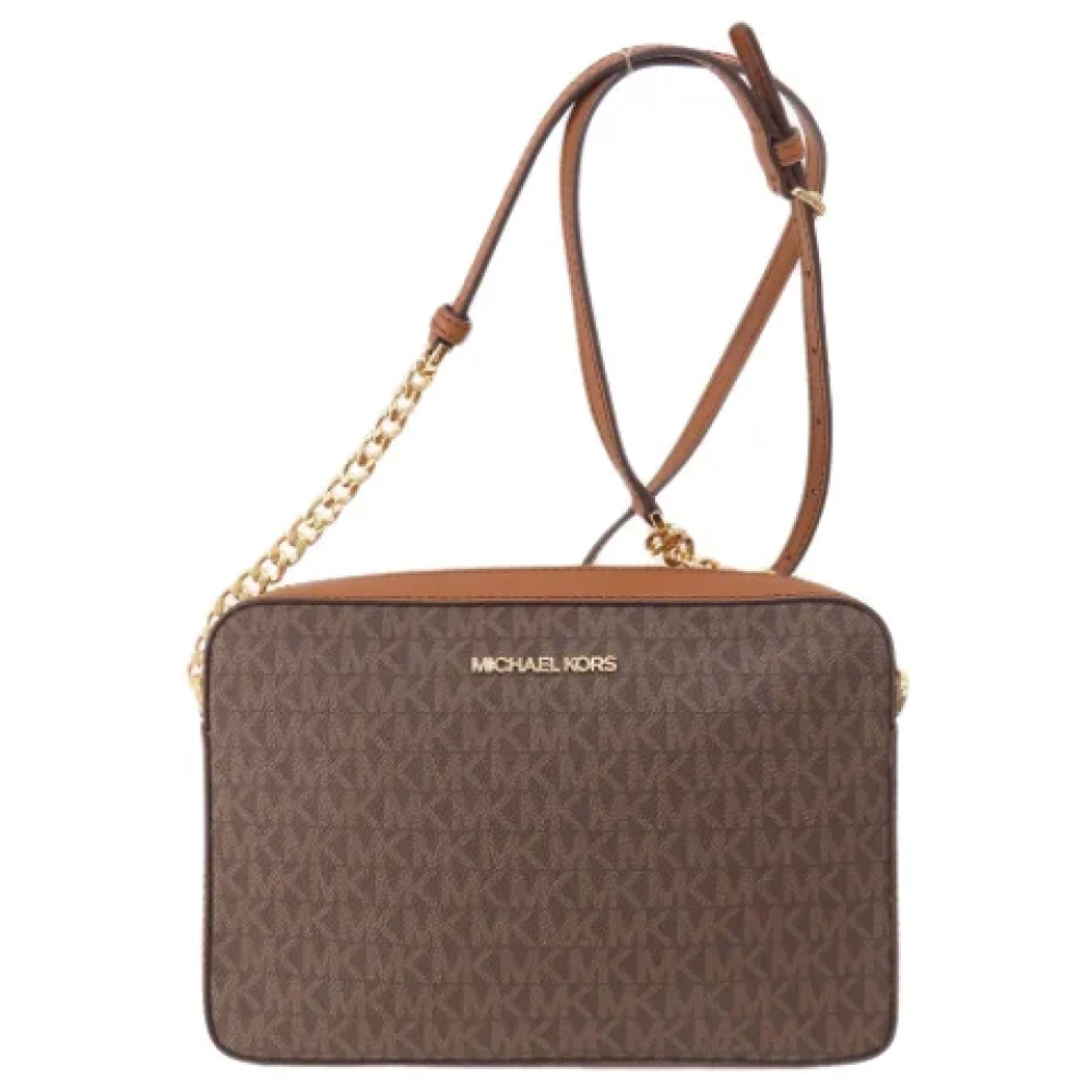 Michael Kors Pre-owned Plastic shoulder-bags Brown Dames