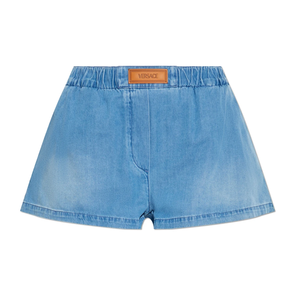 Versace Denim shorts Blue Dames