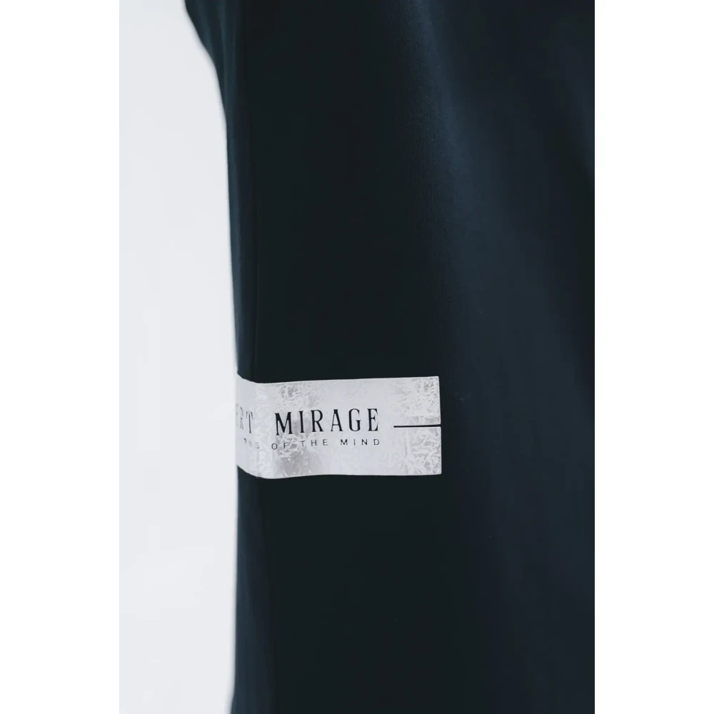 Aeden Zwarte Tee met Dan Stijl Black Heren
