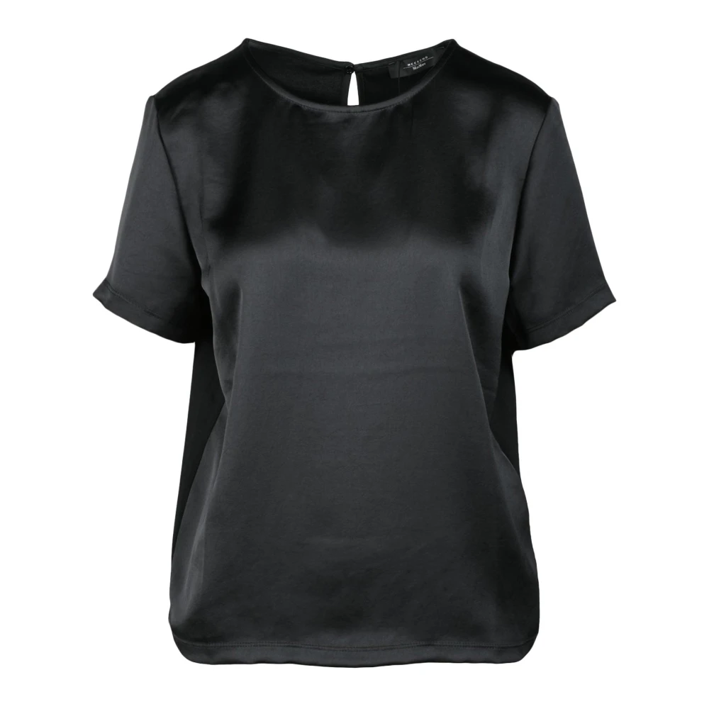 Max Mara Weekend Elegante blouse van polyesterstof Black Dames