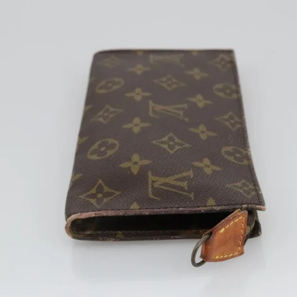 Louis Vuitton Vintage Pre-owned Canvas clutches Brown Dames