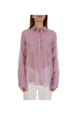 Chemise Marella Noir Manches Longues - Taille 38 - Coton Mixte - Occasion Très Bon état