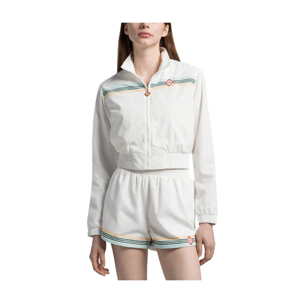 Casablanca Polyester Pullover in Weier Stijl White Dames