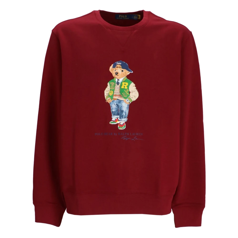 Polo Ralph Lauren Katoenen sweatshirt met polyester mix Red Heren