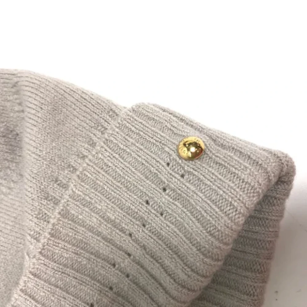 Louis Vuitton Vintage Pre-owned Wool hats Beige Dames