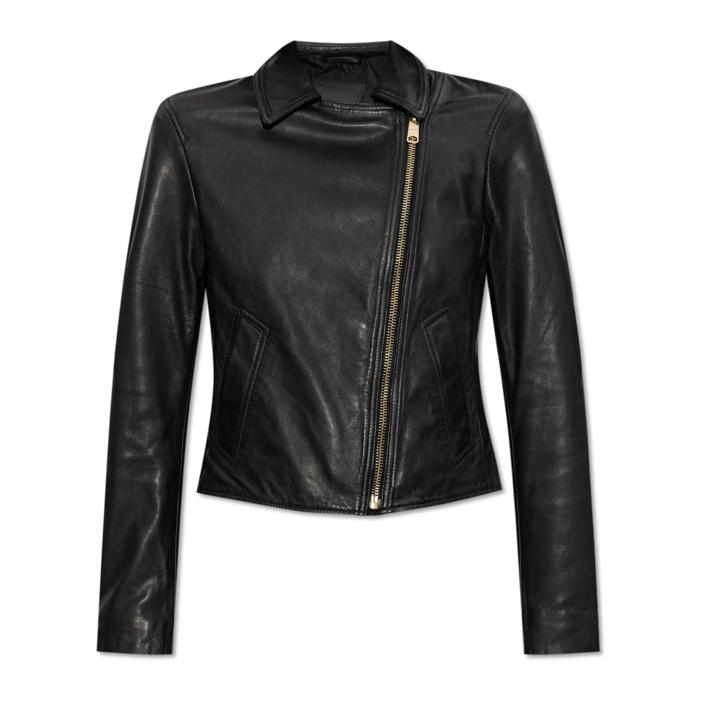 Allsaints Damen Schwarz Jacken, K, Lgröße: