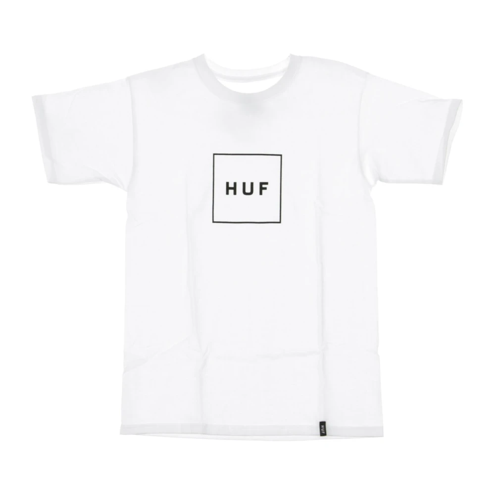 HUF Essentials Box Logo T-Shirt White Heren
