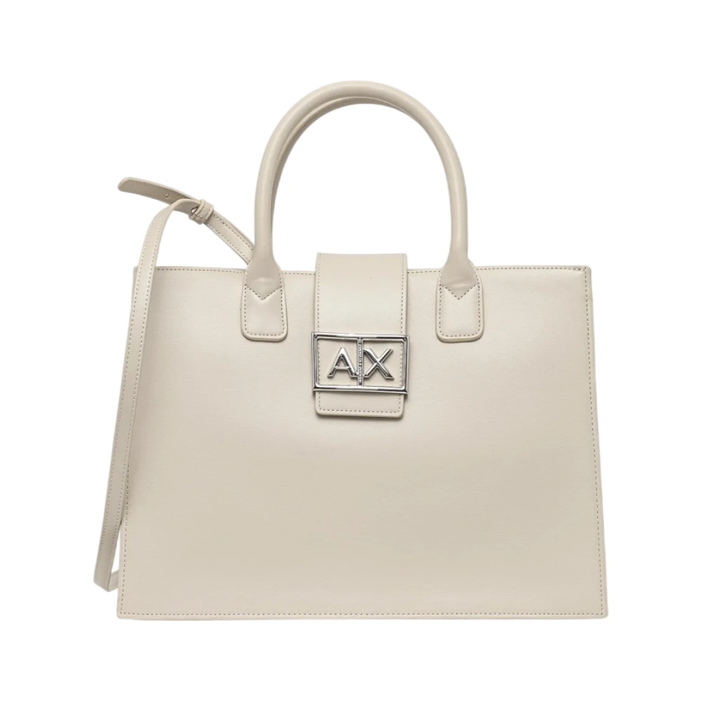 Armani Exchange Femme Beige Sacs, Taille: One Size Shopping Bag