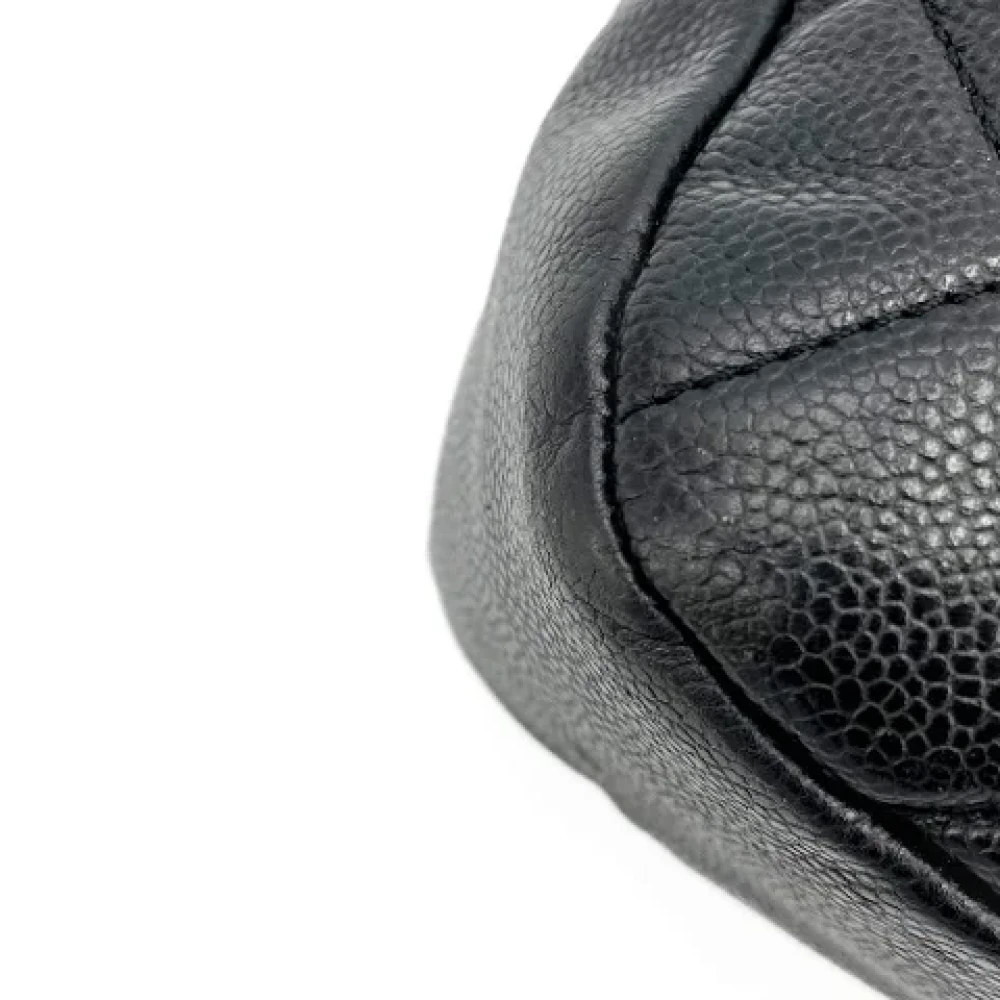 Chanel Vintage Pre-owned Leather handbags Black Dames