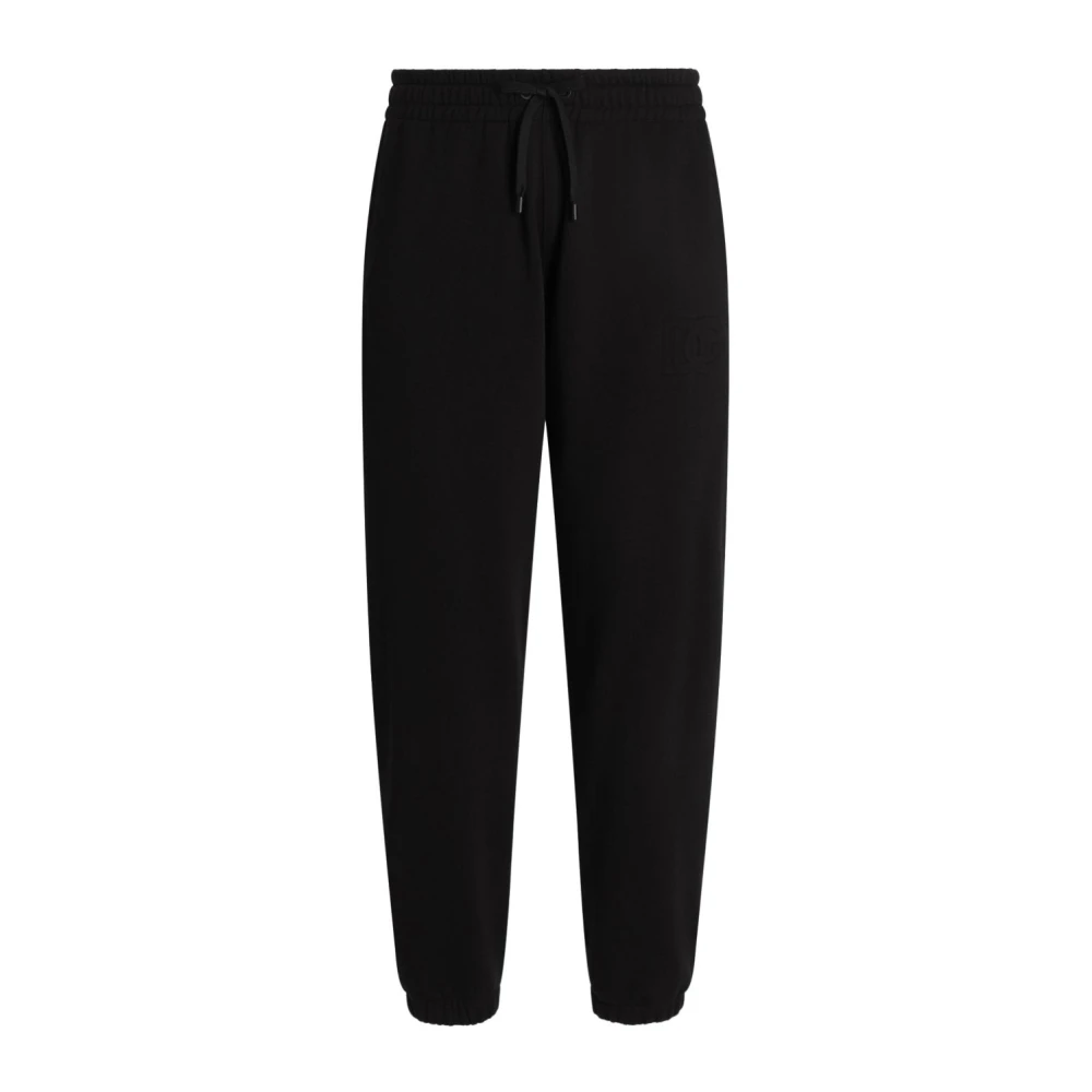 Dolce & Gabbana Zwarte broek voor mannen Black Heren