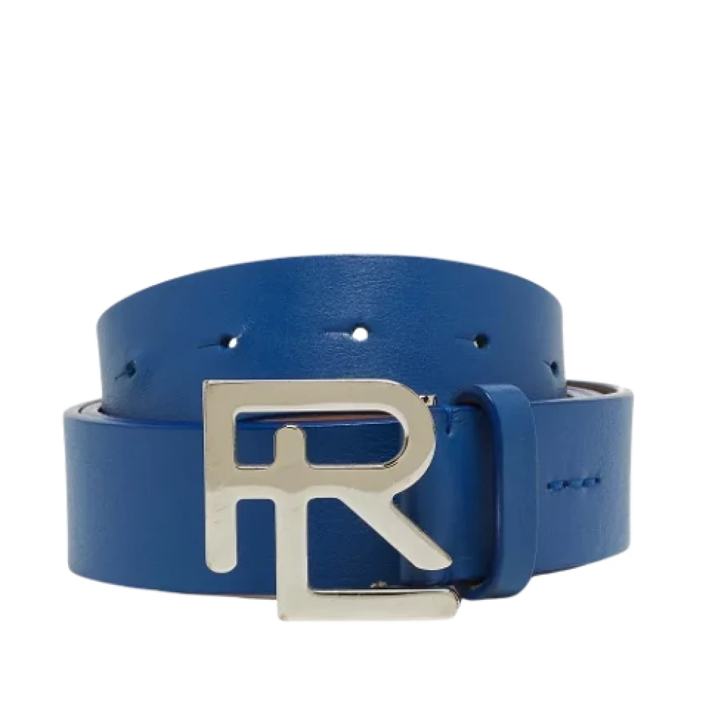 Ralph Lauren Pre-owned Leather belts Blue Dames