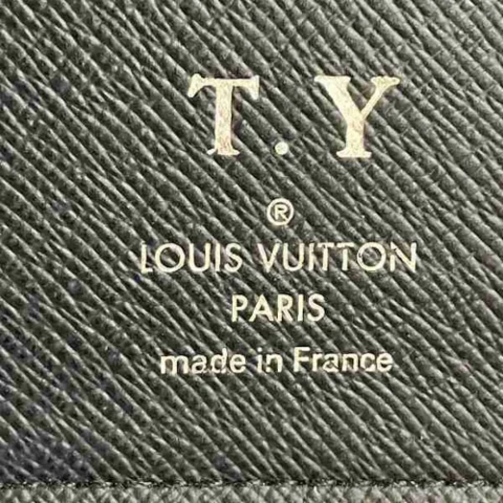 Louis Vuitton Vintage Pre-owned Leather wallets Blue Heren