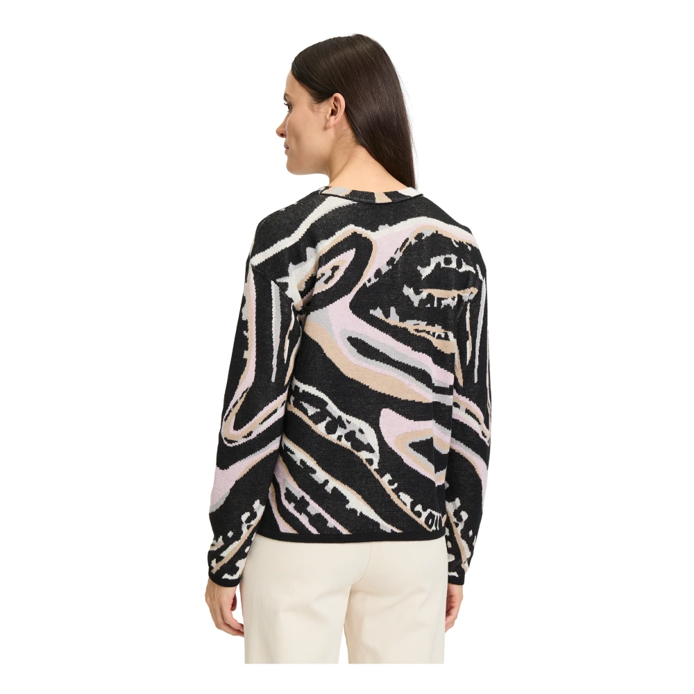 Betty Barclay Dieren Jacquard Gebreide Trui Multicolor Dames