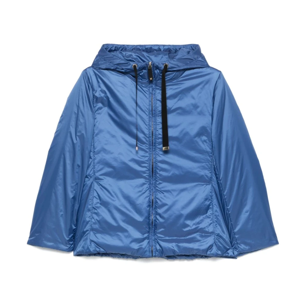 Max Mara Koningsblauwe Hoodie met Zakken Blue Dames
