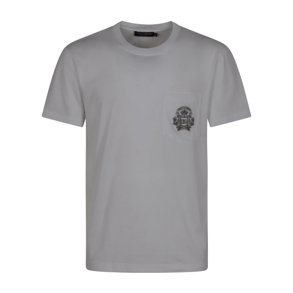 Dolce & Gabbana Men's White T-Shirts, L, T-Shirt