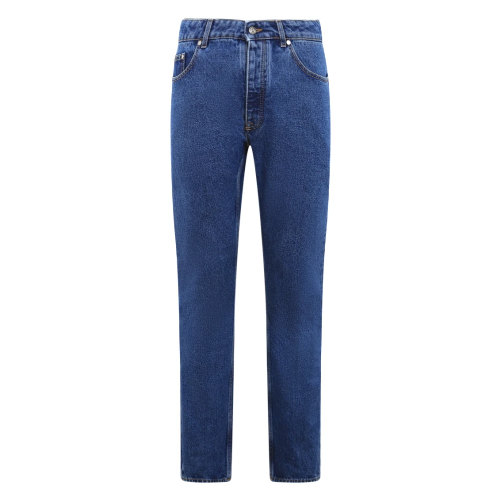 Palm Angels Lw Monogram Straight Blue Heren