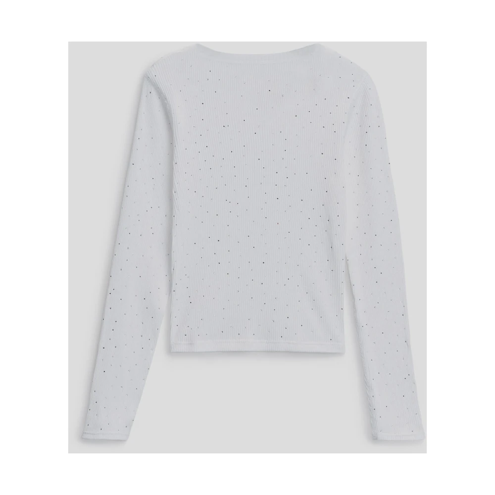alexander wang Katoenen Crewneck Tee White Dames