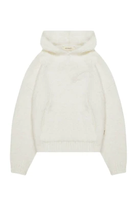 Boucléstickad Hoodie