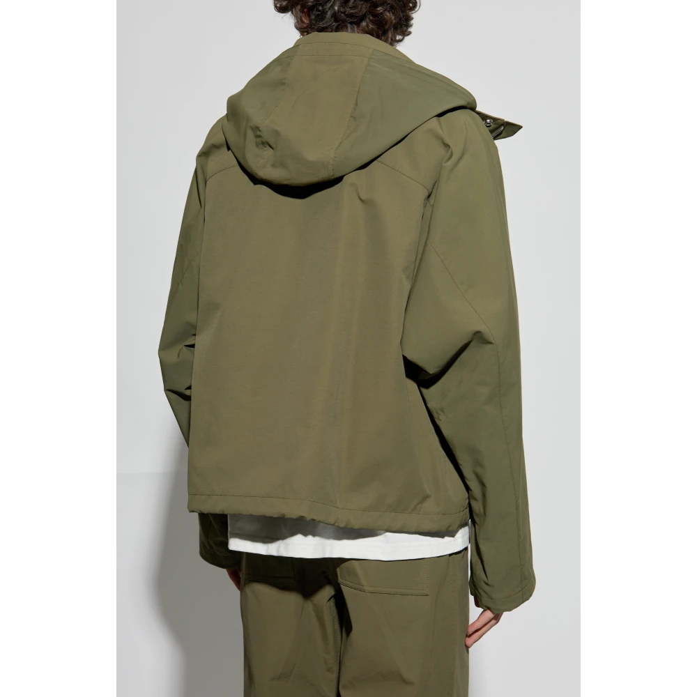 Bottega Veneta Capuchonjack Green Heren