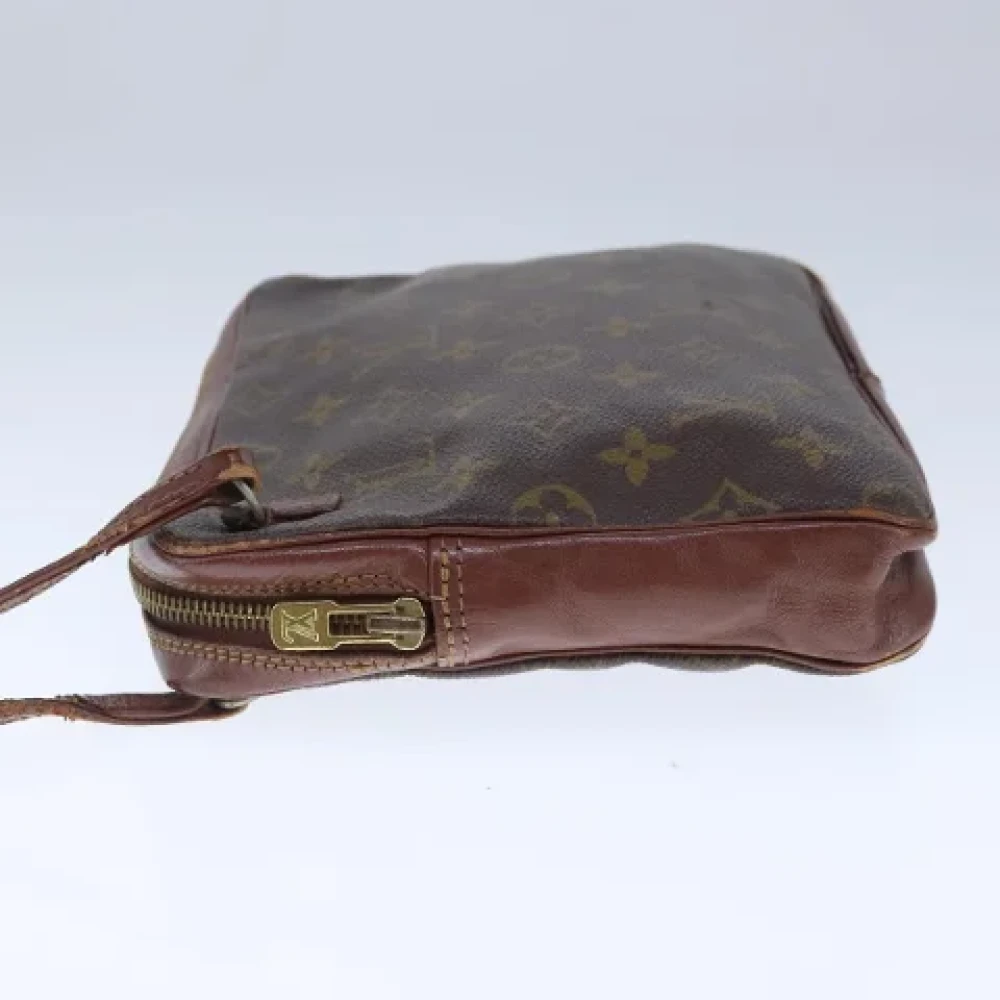 Louis Vuitton Vintage Pre-owned Canvas clutches Brown Dames