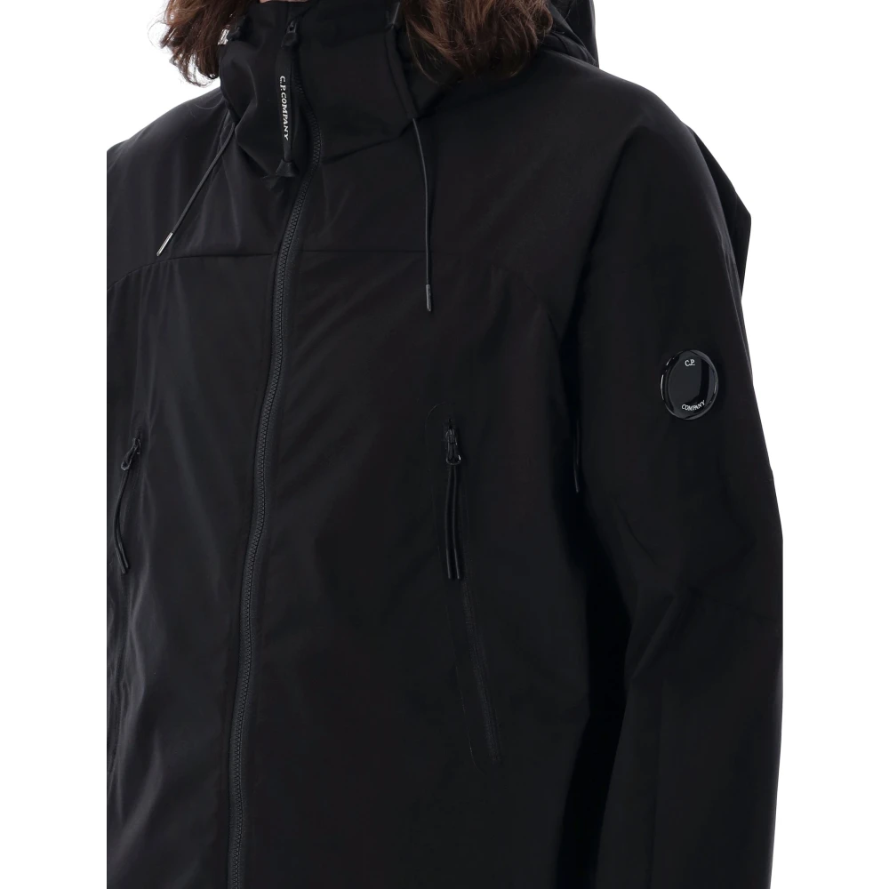 C.P. Company Zwarte Pro-Tek Hooded Jacket Buitenkleding Black Heren